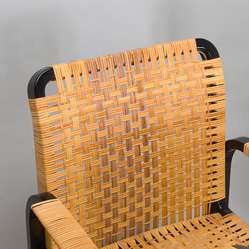 Alvar Aalto, karmstolar, 6 st, modell 45, för Artek 1970-tal.