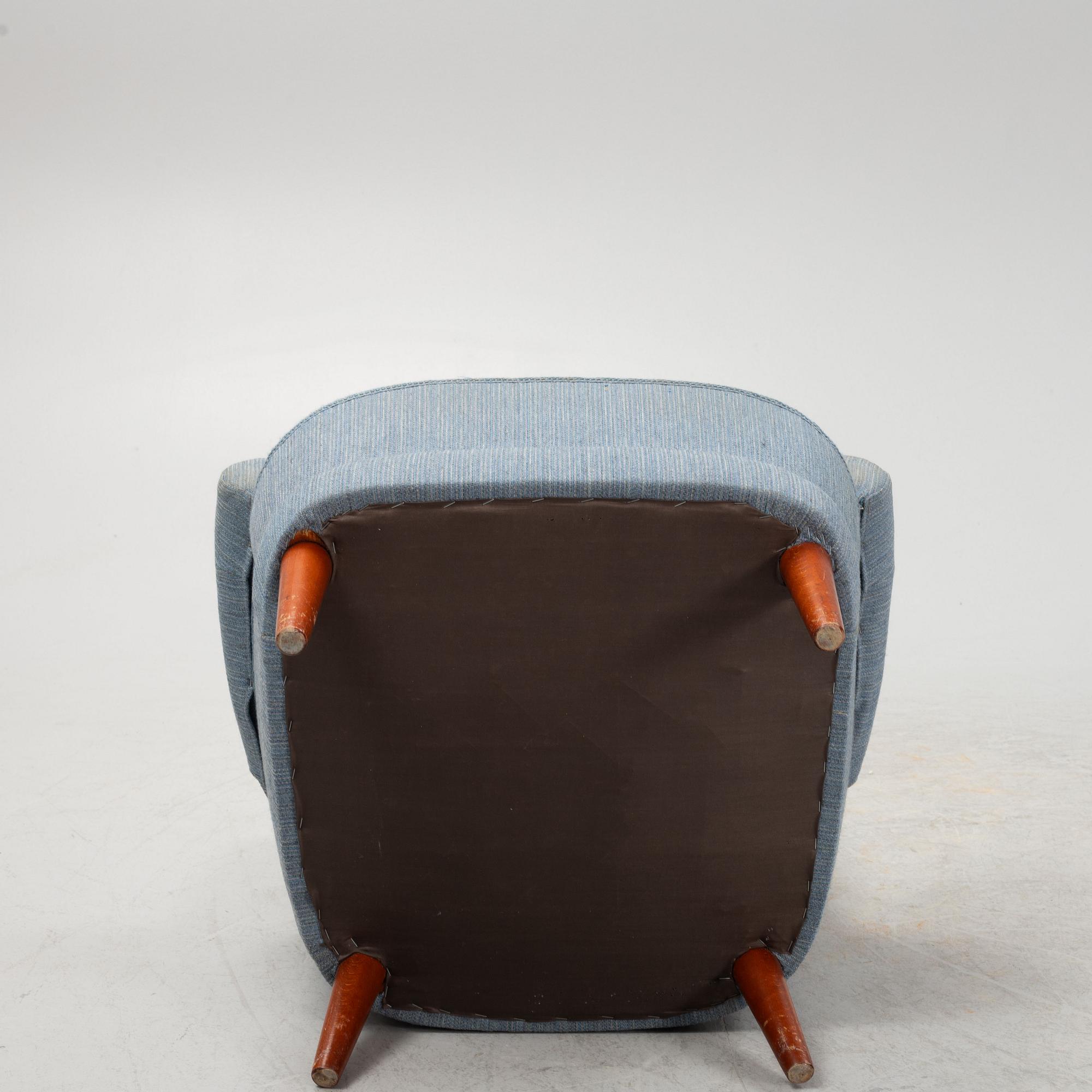 Carl Malmsten, fåtölj, "Hemmakväll", O.H. Sjögren, Tranås, 1900-talets andra hälft.