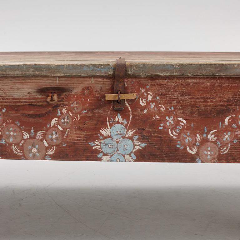 A Swedish provincial chest table, 19th century.