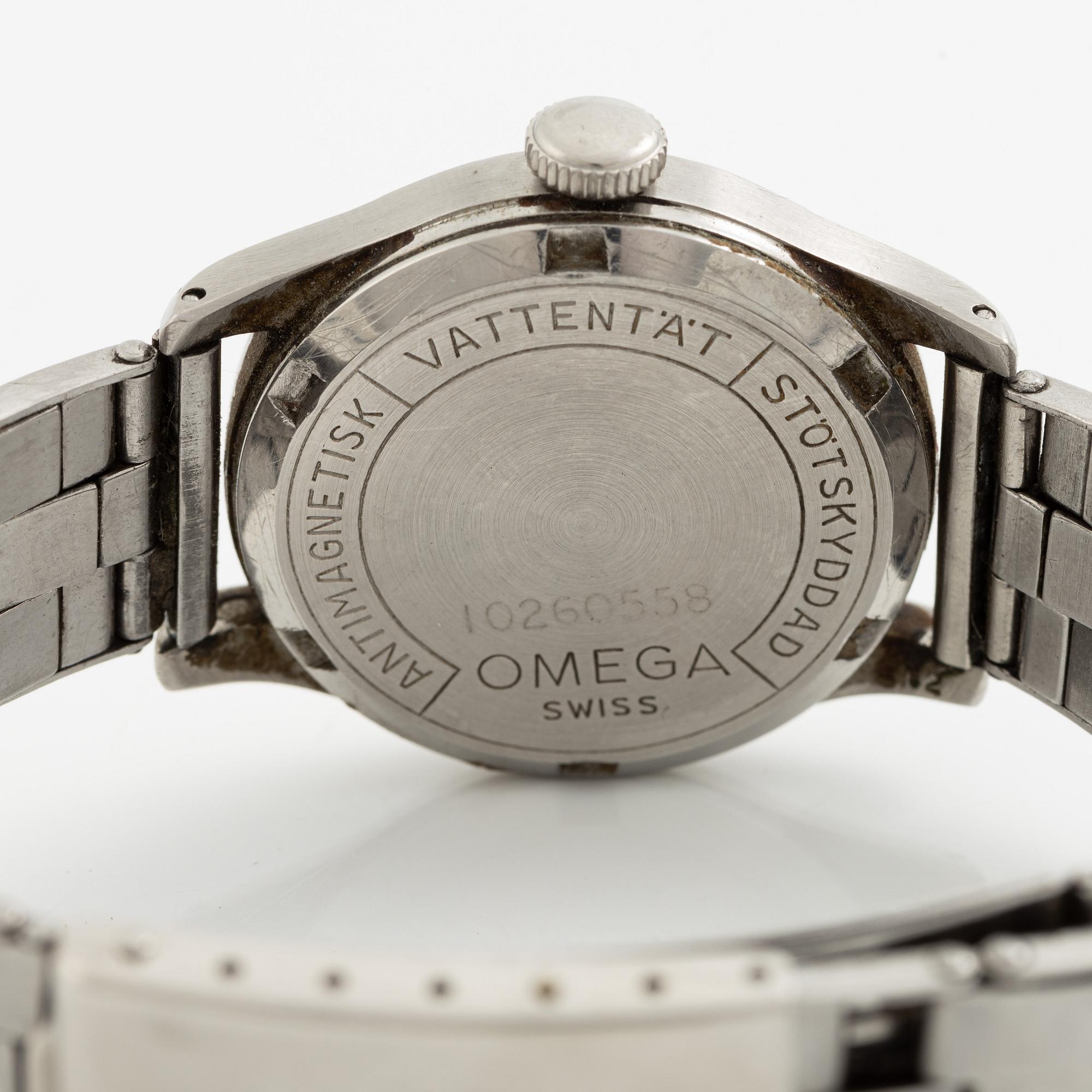 Omega, Officer, "Gay Frères Bracelet", wristwatch, 30,5 mm.