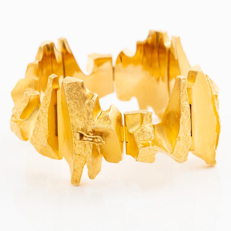Björn Weckström bracelet 18K gold "Bear Tooth", for Lapponia.