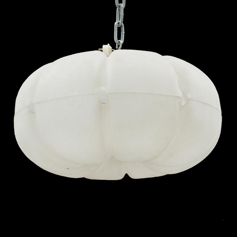 TAKLAMPA, glas, 1900-talets mitt.