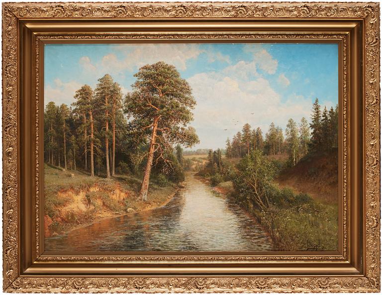 SIMEON FEDOROVICH FEDOROV, SUMMER DAY AT THE BROOK.