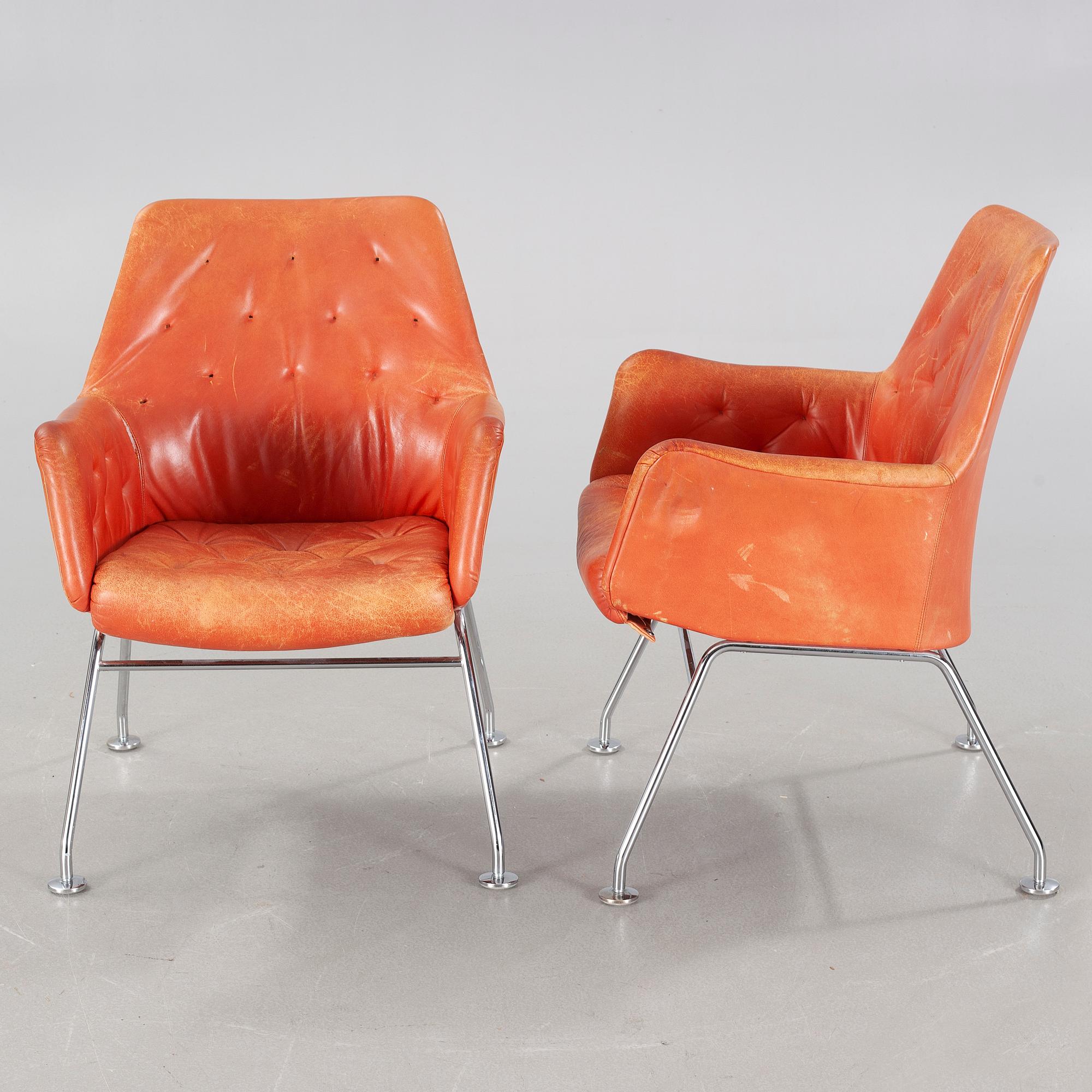 BRUNO MATHSSON, stolar, 6 st, "Mirja", Dux, 1900-talets andra hälft.