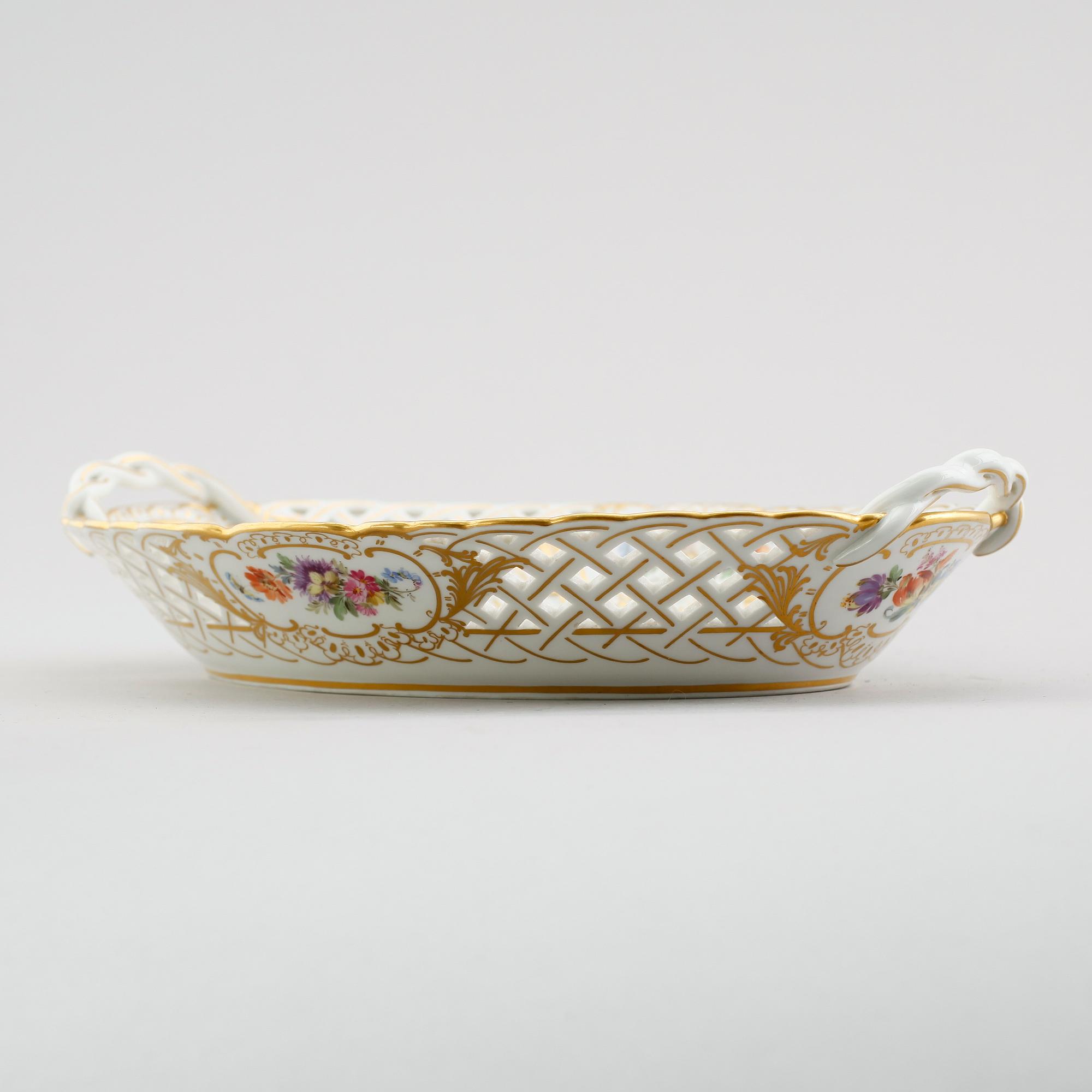SKÅL, porslin, Meissen, 1900-talets mitt.
