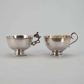 RYYPPYKUPPEJA, 2 kpl, Ruotsi 1788 ja 1802. Kok. paino 43 g.