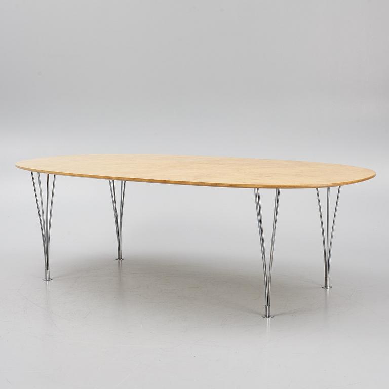 Bruno Mathsson & Piet Hein, a "Superellips" dining table Mathsson International.