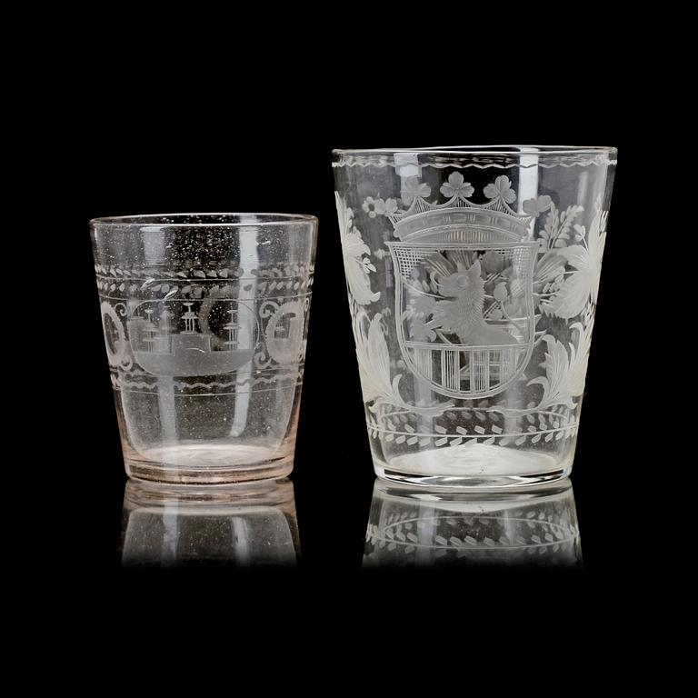 POKALGLAS, 2st, 1700/1800-tal.