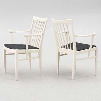 Carl Malmsten, chairs, 8 pcs, "Herrgården", Bodafors.