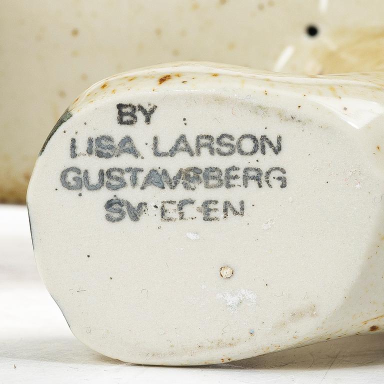 Lisa Larson, an 'Lodjur' figurine, Gustavsberg for NK, Nordiska Kompaniet in collaboration with WWF.