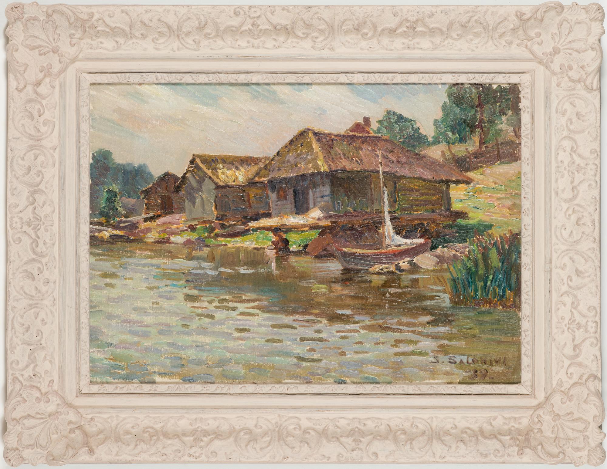 Santeri Salokivi, Storage houses by the shore.