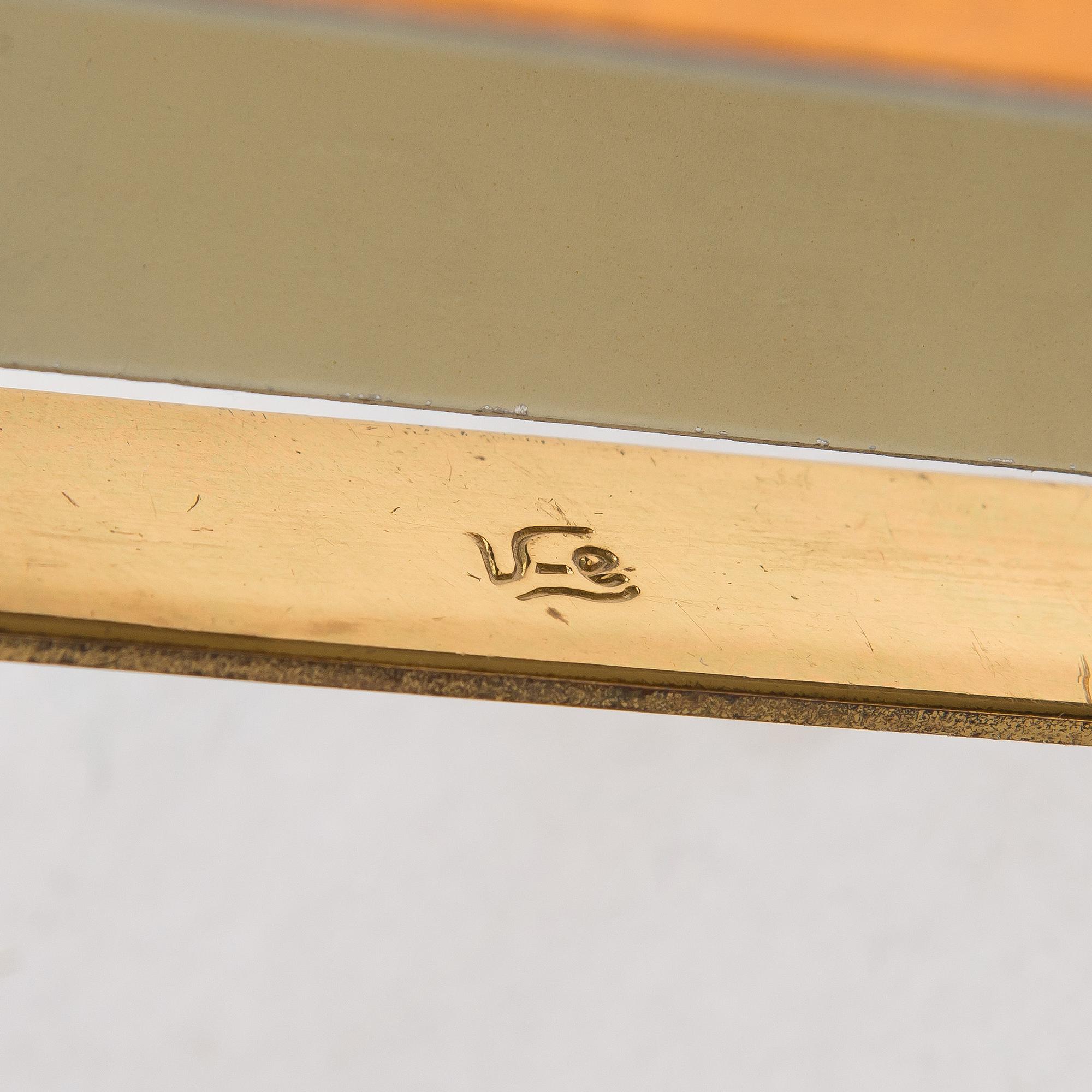 A pair of mid-20th century model 2317 wall lights by Valinte.