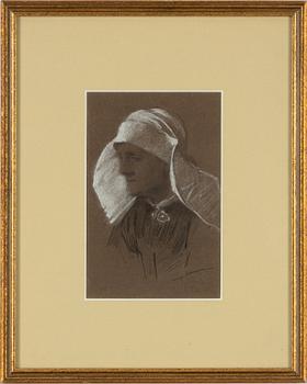 Hugo Salmson, Porträtt av en kvinna.