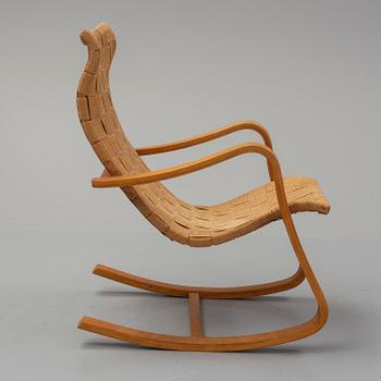 A rocking chair by Gustaf Axel Berg, probably 1940's.