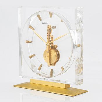 Jaeger-LeCoultre, desk clock, 15 x 13 x 4.5 cm.