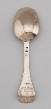 SKED, silver, Johan Martin Winterstein, Göteborg 1699. Vikt ca 65 gram.