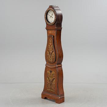 An 19th century long case clock, Folk Art, Dalarna Sweden.