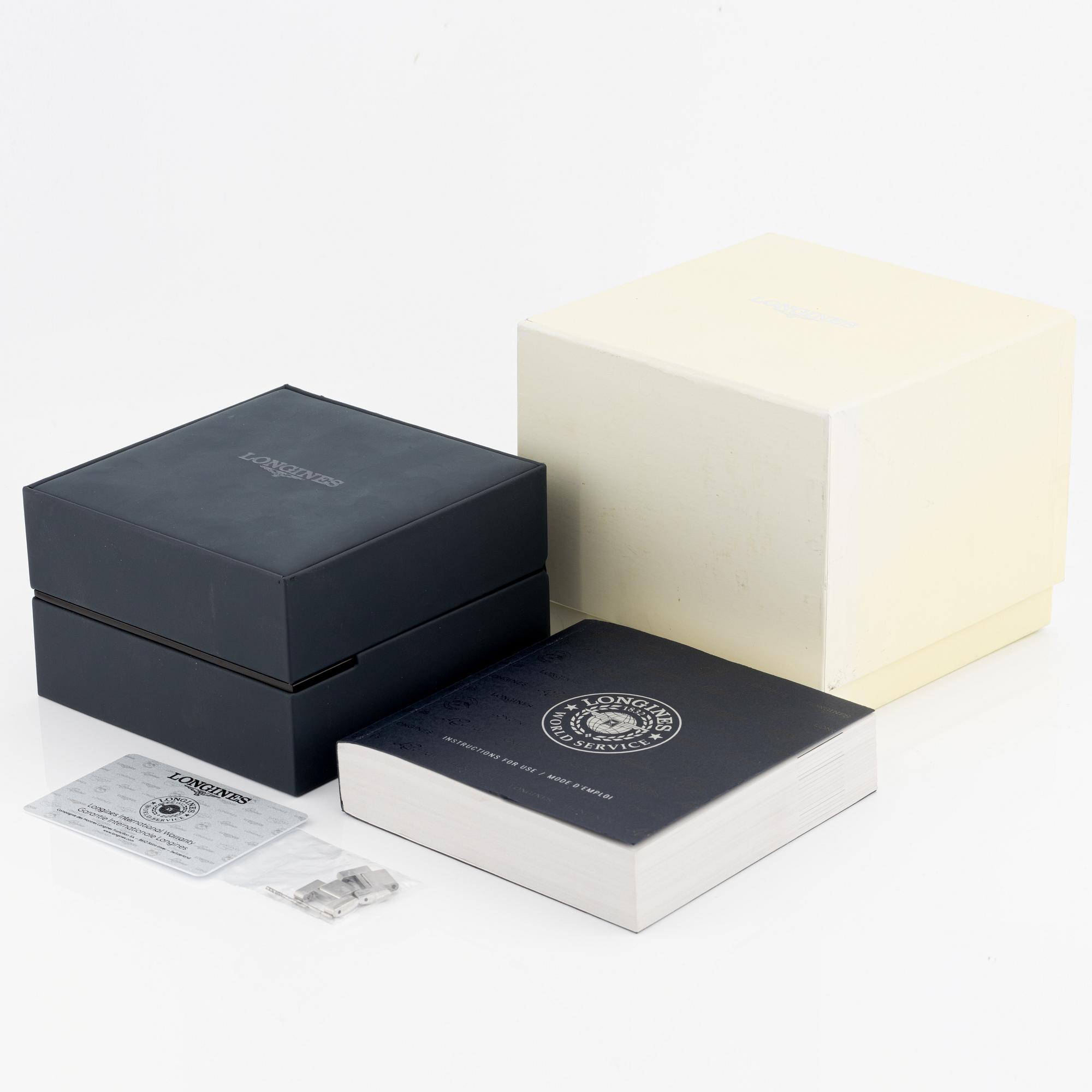 Longines, Hydroconquest, armbandsur, 39 mm.