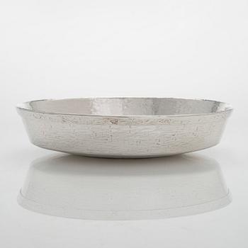 Tapio Wirkkala, skål, silver, TW 289, Kultakeskus, Tavastehus 1967. Modellen formgiven 1963.