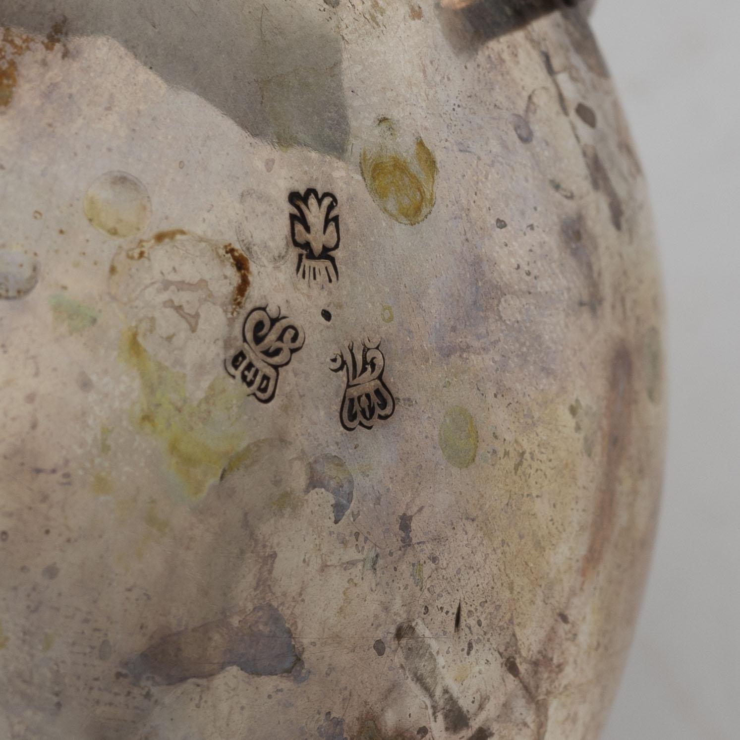 Mockakanna/mjölkkanna, silver, Paris, Frankrike, 1700-talets senare del. Louis XVI.