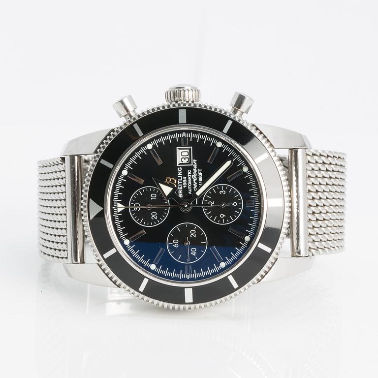 BREITLING, Super Ocean, Heritage, kronograf, armbandsur, 46 mm,