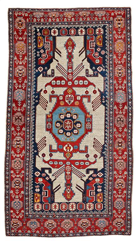 MATTO, an antique/semi-antique Shirvan, ca 234 x 130 cm (as well as the ends with 1 cm flat weave).