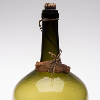 FLASKOR, 2 st, glas, 1800-tal.