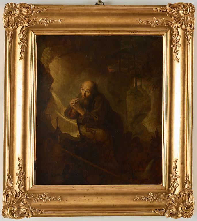 DUTCH SCHOOL 17th CENTURY. St Jerome.