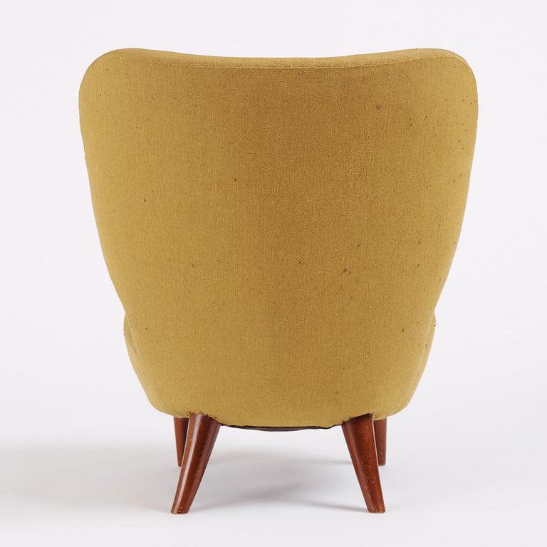 Sven Staaf, a Swedish Modern easy chair, model "1765", Almgren & Staaf, Helsingborg, 1940-50s.