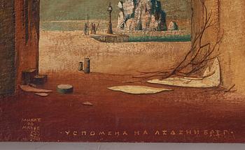 Milić od Mačve, oil on canvas laid down on panel, signed and dated 1969.