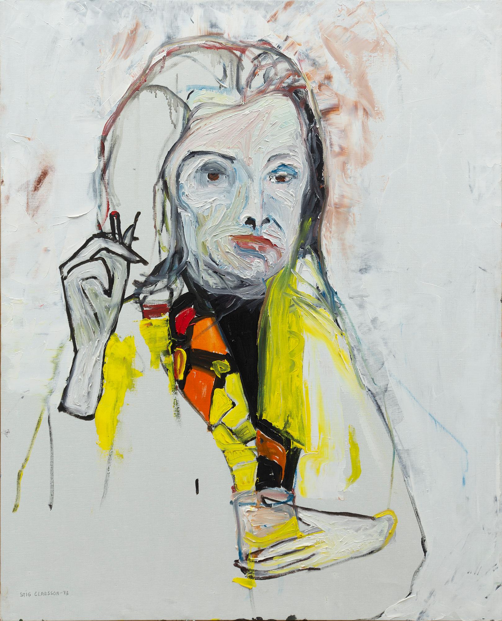 Stig Claesson, Portrait in half-figure. - Bukowskis