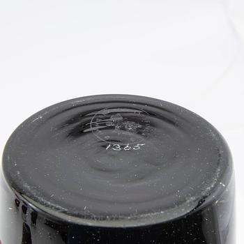 Tamara Aladin, vases, 5 pcs, glass, Riihimäen Lasi, Finland, 1960s/70s.