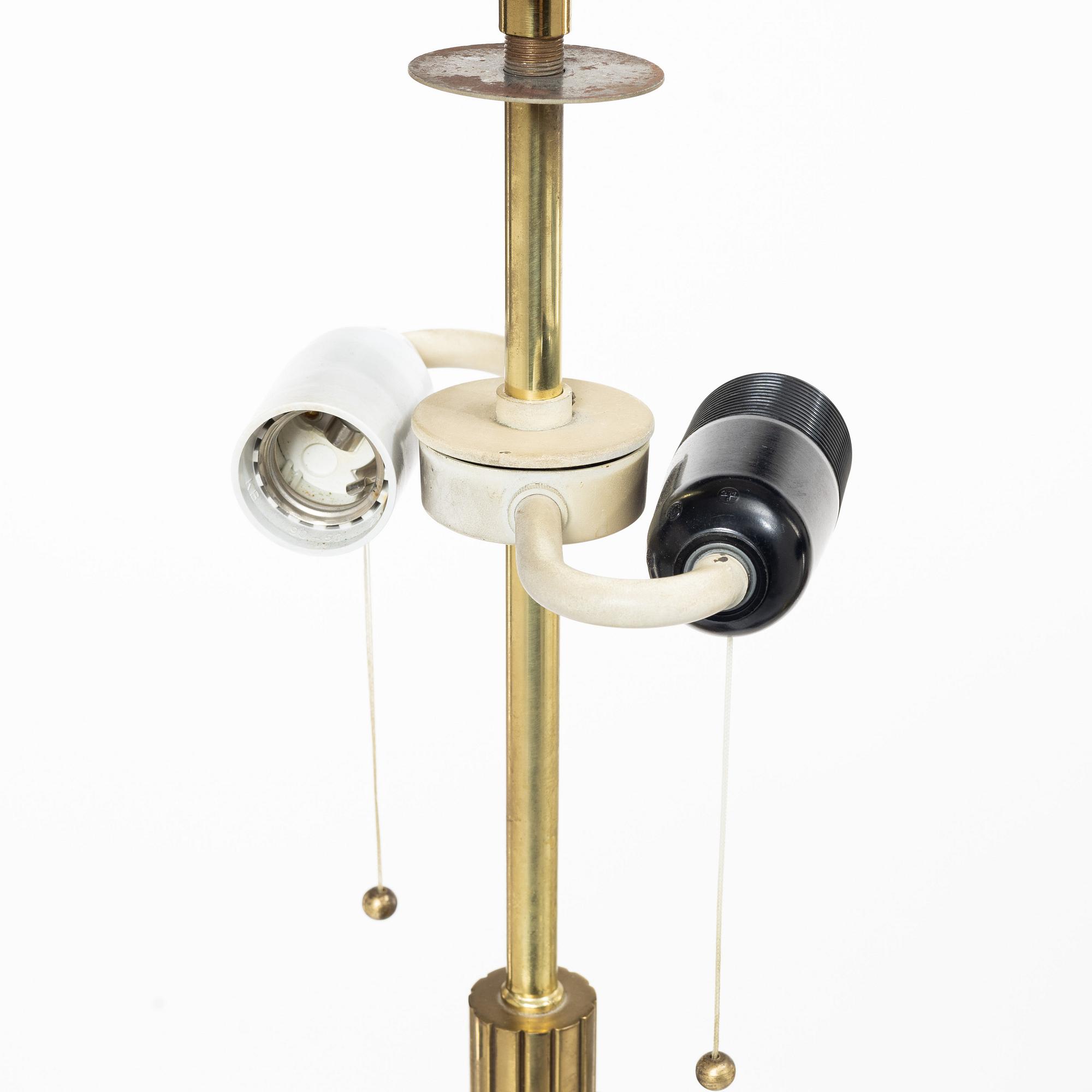 Boréns, an imposing pair of table lamps model 8019, Borås, 1960s-70s.