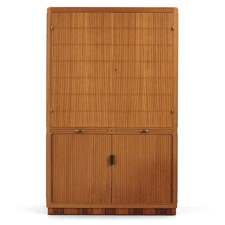 David Rosén, a mahogany cabinet, executed as an apprentice examination work by Bo Edlund, Sweden 1950-51.