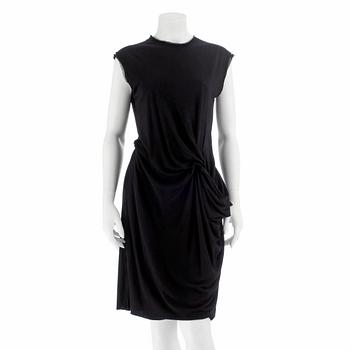 522. LANVIN, a black wool dress.