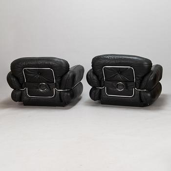 Kurt Hvitsjö, A pair of 1970's 'Hannibal' armchairs for Isku.