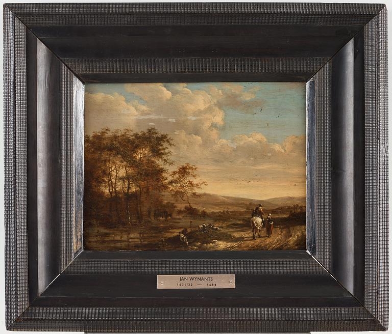 Jan Wynants (Wijnants) Attributed to, Landscape with figures.