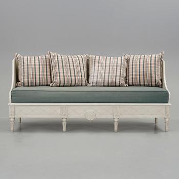 TRÅGSOFFA, gustaviansk stil, 1900-talets slut.