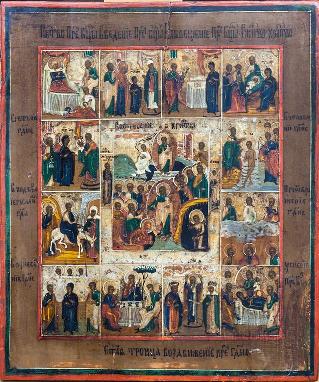 IKON. Ryssland, 1800-tal.