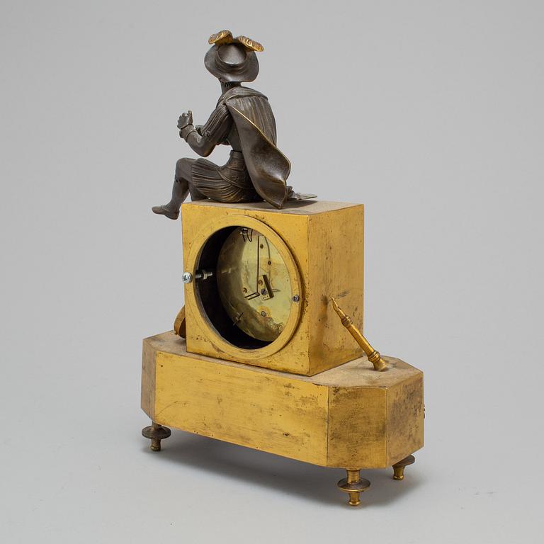 A French late Empire pendulum clock, first half of the 19th century.