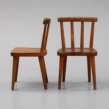 Axel Einar Hjorth, stolar 6 st "Utö", Nordiska Kompaniet.