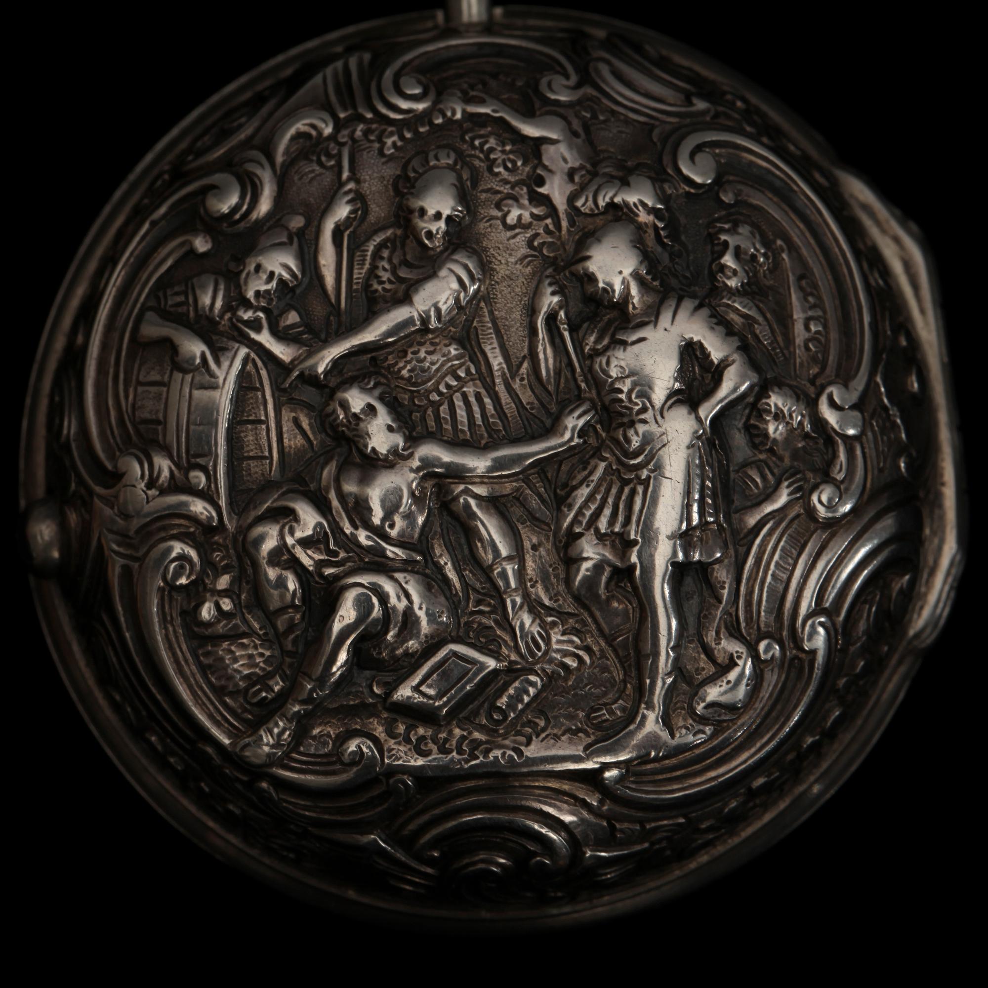 HERRFICKUR, silver. Spindelgång. Sign Wilder, London 10630.