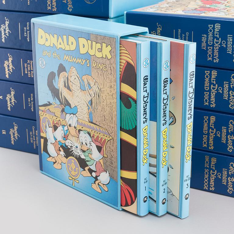 CARL BARKS LIBRARY, Walt Disney, 30 volymer, Another Rainbow Publishing, Arizona, 1980-tal.