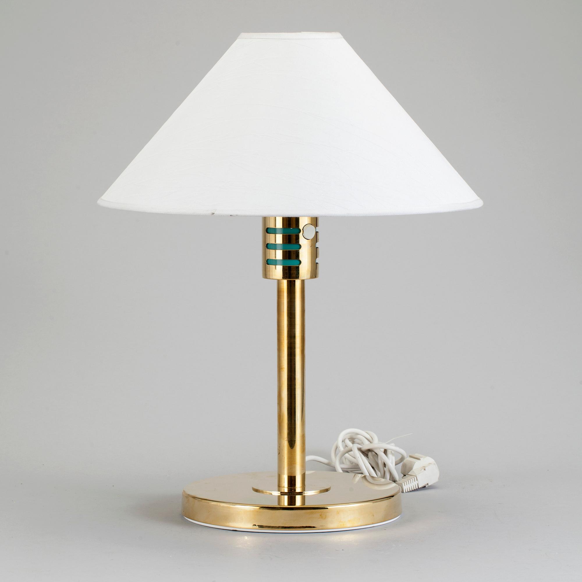 BORDSLAMPA, Hans Agne Jakobsson, Markaryd, 1900-talets fjärde kvartal.