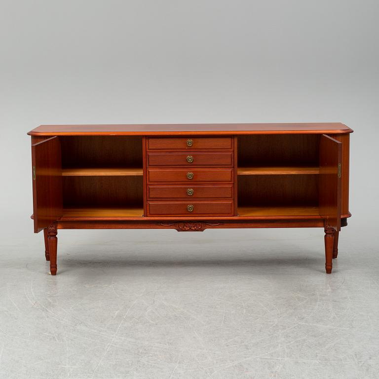 a late 20th Century sideboard.