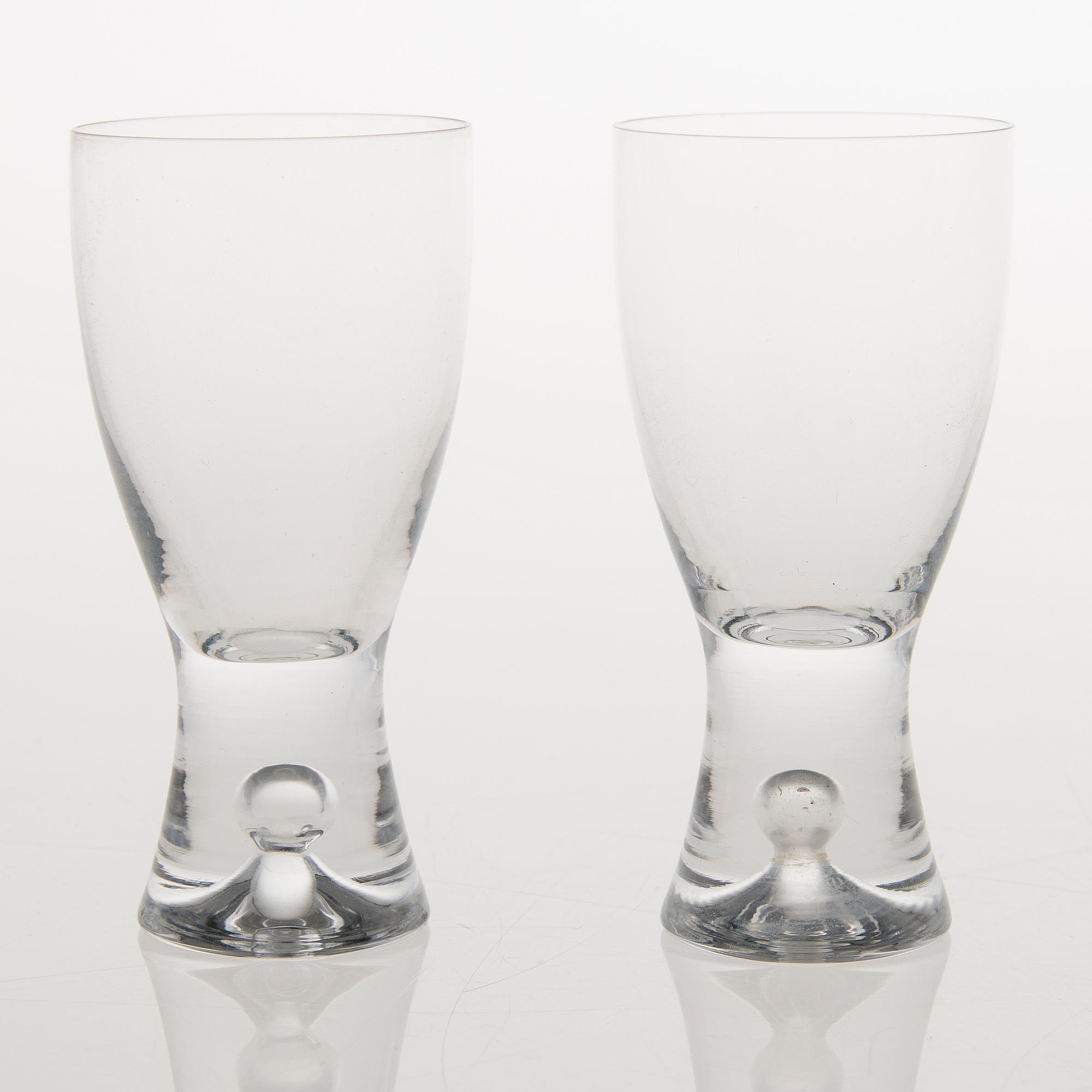 TAPIO WIRKKALA, A 30-piece set of 'Tapio' glasses, Iittala latter half of the 20th Century.