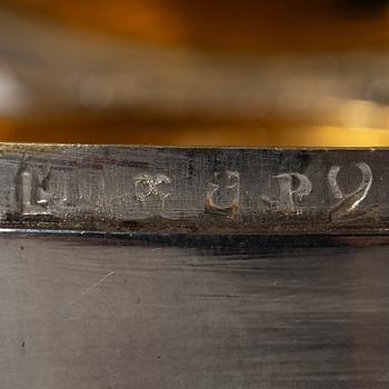 Five Swedish silver boxes, 18th-19th Century.