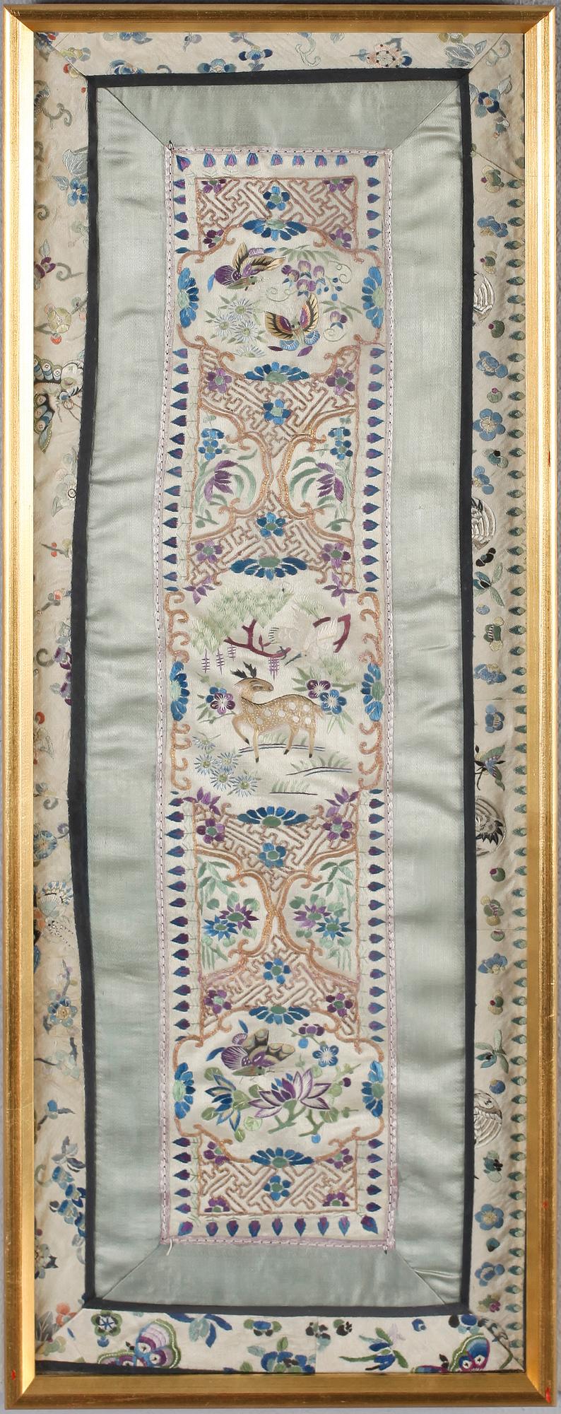 SIDENBRODERI, Kina, 1900-talets första hälft.