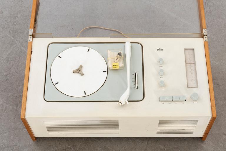 DIETER RAMS & HANS GUGELUT, skivspelare, Braun, modell SK 4/1, Tyskland 1950-60-tal.