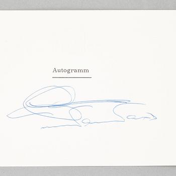 KUNGLIGA AUTOGRAFER, 11 st, egenhändiga, bla Furstinnan Grace av Monaco.